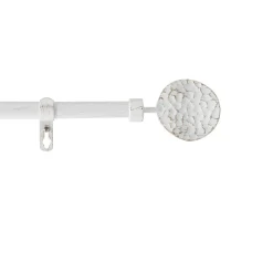 Kit de tringle à rideaux extensible Disque Martelé