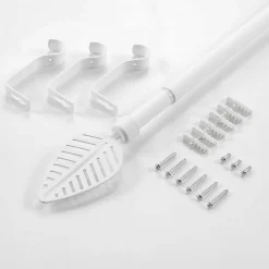 Kit de tringle à rideaux extensible Leaf