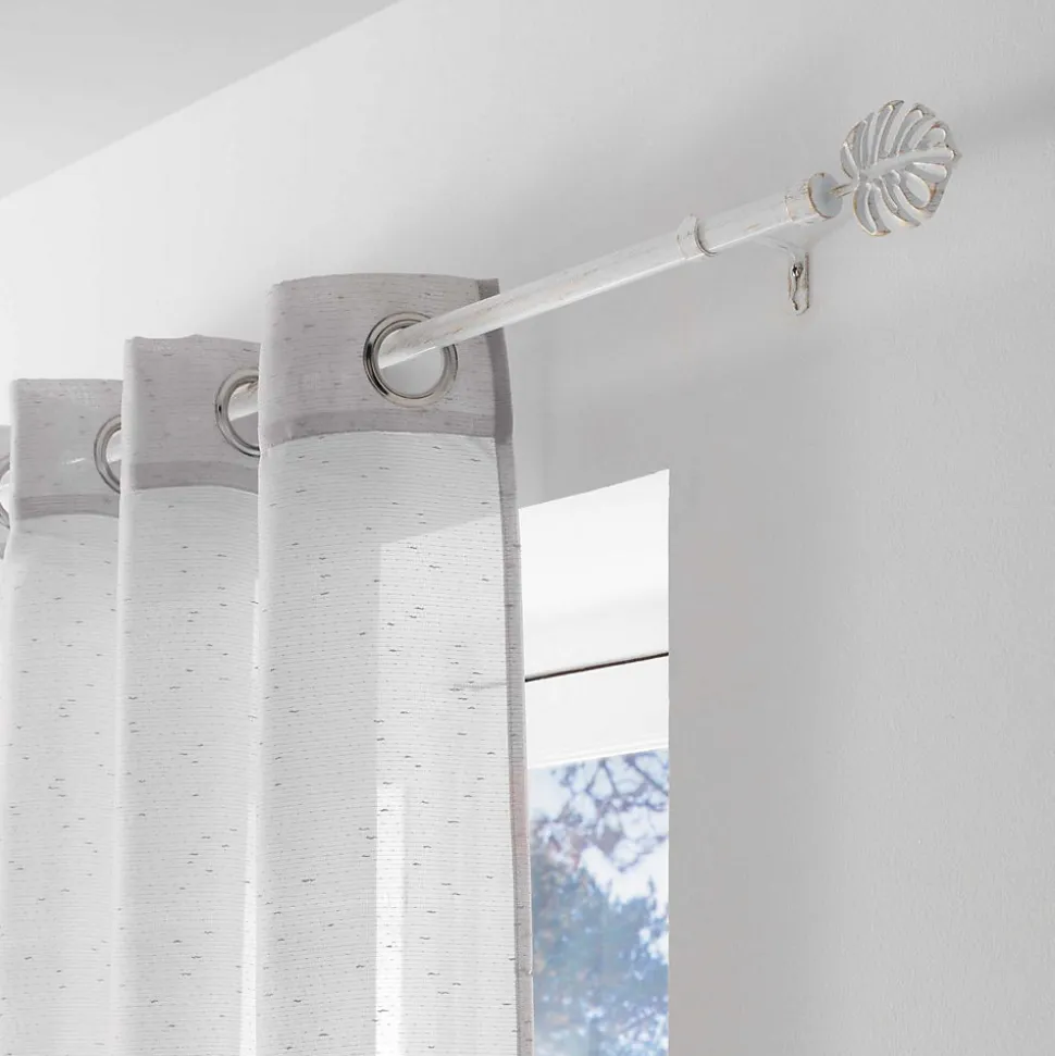 Kit de tringle à rideaux extensible Feuille