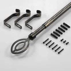 Kit de tringle à rideaux extensible Ama