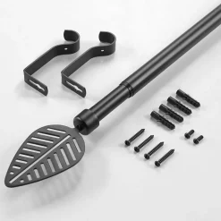 Kit de tringle à rideaux extensible Leaf