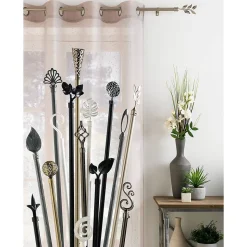 Kit de tringle à rideaux extensible Feuille