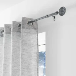 Kit de tringle à rideaux extensible Disque Martelé