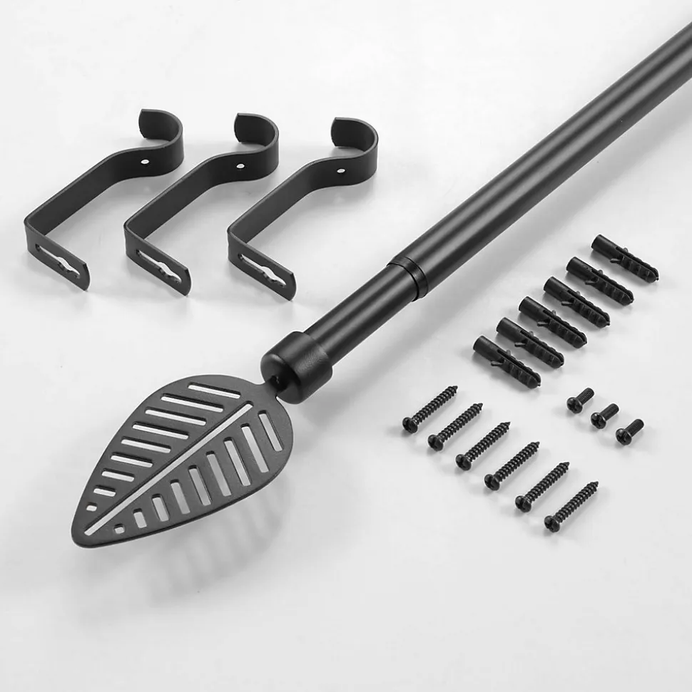 Kit de tringle à rideaux extensible Leaf