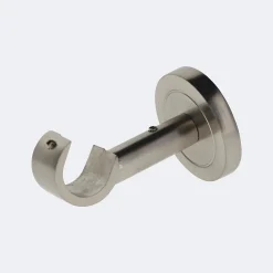 Kit de tringle à rideaux Nickel Mat 300cm Diam.20mm Embout Boule - Fixation Plafond - Boulet