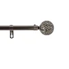 Kit de tringle embouts sphères sculptées (120-210 cm - Bronze)