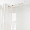Kit de tringle extensible au style géométrique (120-210 cm - Blanc)