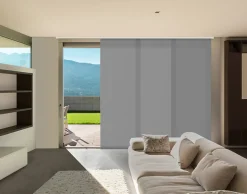 Kit Panneau Japonais (Panneau coulissant) Screen (degré d'ouverture 10%) Gris Perle 144x270cm , Viewtex