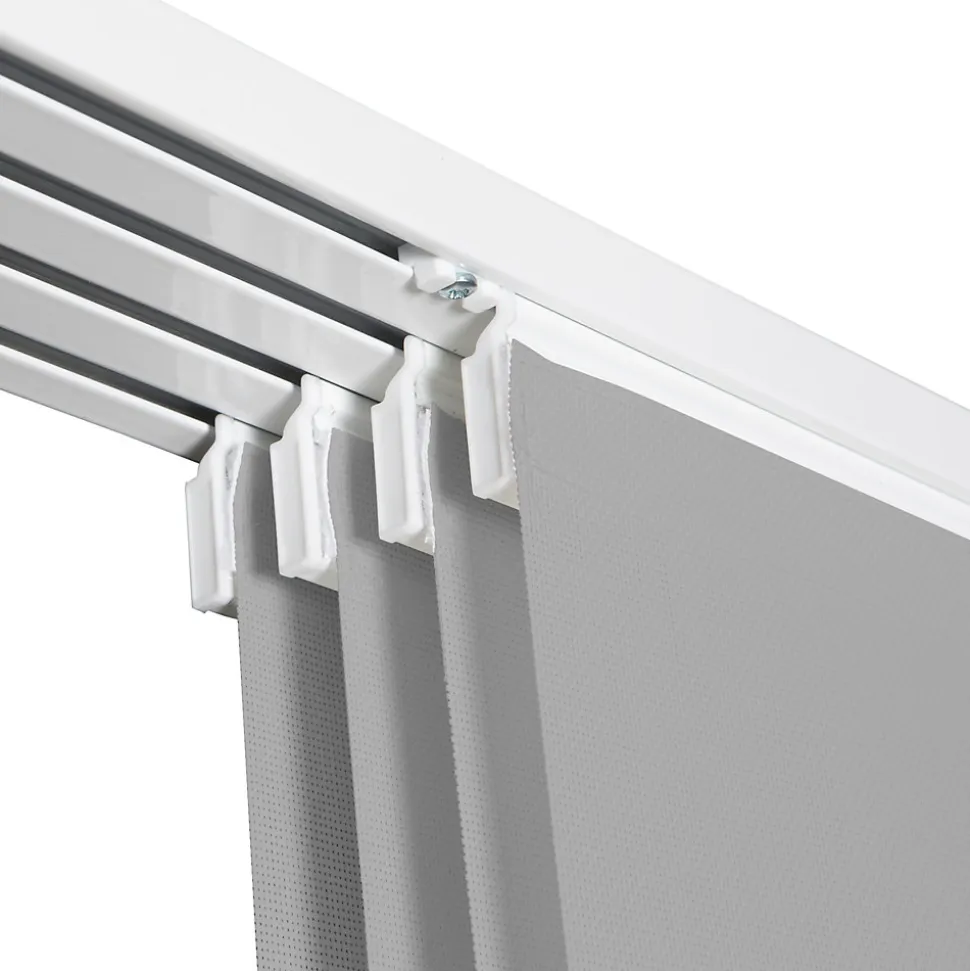 Kit Panneau Japonais (Panneau coulissant) Screen (degré d'ouverture 10%) Gris Perle 191x270cm , Viewtex