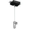 Kit Pince faux Plafond Noir pour accrochage de tableaux (latéral)