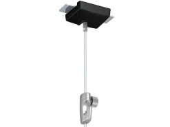 Kit Pince faux Plafond Noir pour accrochage de tableaux (latéral)