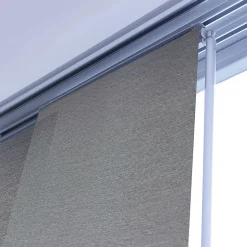 Kit rail et panneau japonais gris l.220 x H.250cm Madeco