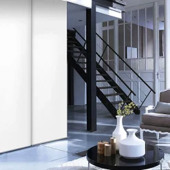 Kit rail et panneau japonais blanc l.220 x H.250cm Madeco