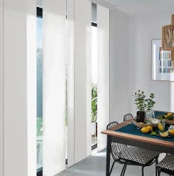 Kit rail et panneau japonais blanc l.170 x H.250cm Madeco