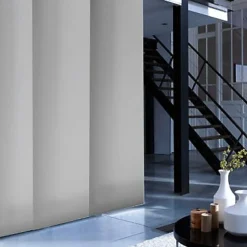 Kit rail et panneau japonais gris l.115 x H.250 cm Madeco