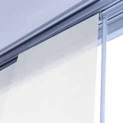 Kit rail et panneau japonais blanc l.115 x H.250cm Madeco