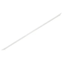 Kit tringle à rideaux extensible avec embout flèche en métal (120-210 cm - Blanc)