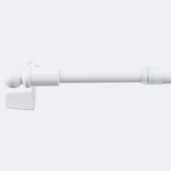 Kit tringle à rideaux Sans-Perçage Extensible. 60-80cm Blanc - Boulet