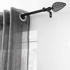 Kit tringle extensible 120 à 210 cm peint Stylea noir