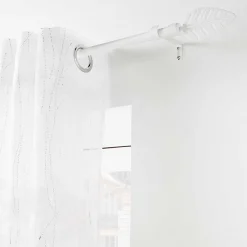 Kit tringle extensible 120 à 210 cm peint Stylea blanc