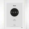 Komar Cadre en bois Elegant White 50 x 70 cm