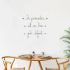 La gourmandise est un très joli défaut - Sculpture fil de fer 50-60 cm - Bijoux de mur