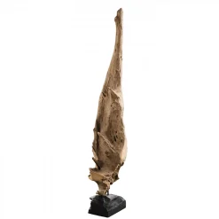 LALY - Objet décoration bois teck branche naturelle 'L'