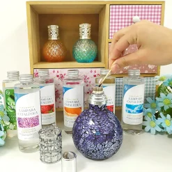 Lampe catalytique Bleu Gris Mat (200 ml). Parfume l'environnement et élimine les mauvaises odeurs sans les masquer