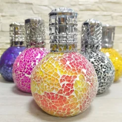 Lampe catalytique Mosaïque Bicolore (200ml). Élimine les mauvaises odeurs et les impuretés de l'air sans les masquer