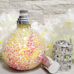 Lampe catalytique Mosaïque Bicolore (200ml). Élimine les mauvaises odeurs et les impuretés de l'air sans les masquer