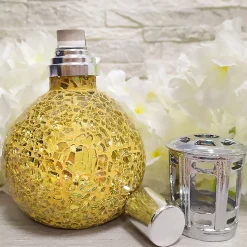 Lampe catalytique Mosaïque d'or (200ml). Élimine les mauvaises odeurs et les impuretés de l'air sans les masquer