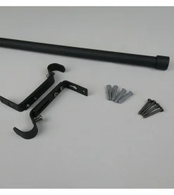 LANCASTER - Kit Tringle à Rideau Extensible diamètre 19mm - 110 à 210 cm