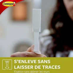 Languette accroche tableau pour cadres multi taille 3M Command, 36 pièces