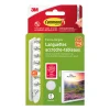 Languette adhésive accroche tableau 3M Command blanc XL , 4 paires