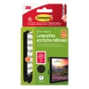 Languette adhésive accroche tableau 3M Command noir XL - 4 paires