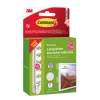 Languette adhésive accroche-tableaux grandes 3M Command max 7kg - 12 paires
