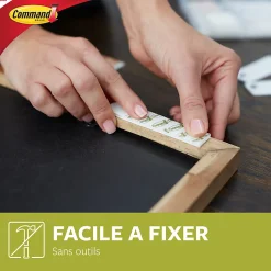 Languette de fixation pour tableaux grand modèle Blanc vendue par 8 pièces