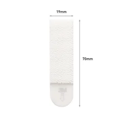 Languette de fixation pour tableaux moyen modèle Blanc vendue par 8 pièces