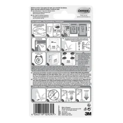 Languette de fixation pour tableaux petit modèle Blanc vendue par 8 pièces
