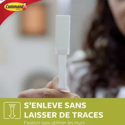 Languette de fixation pour tableaux petit modèle Blanc vendue par 8 pièces