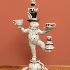 Lapin Alice 3 petits pots 61x23x37cm