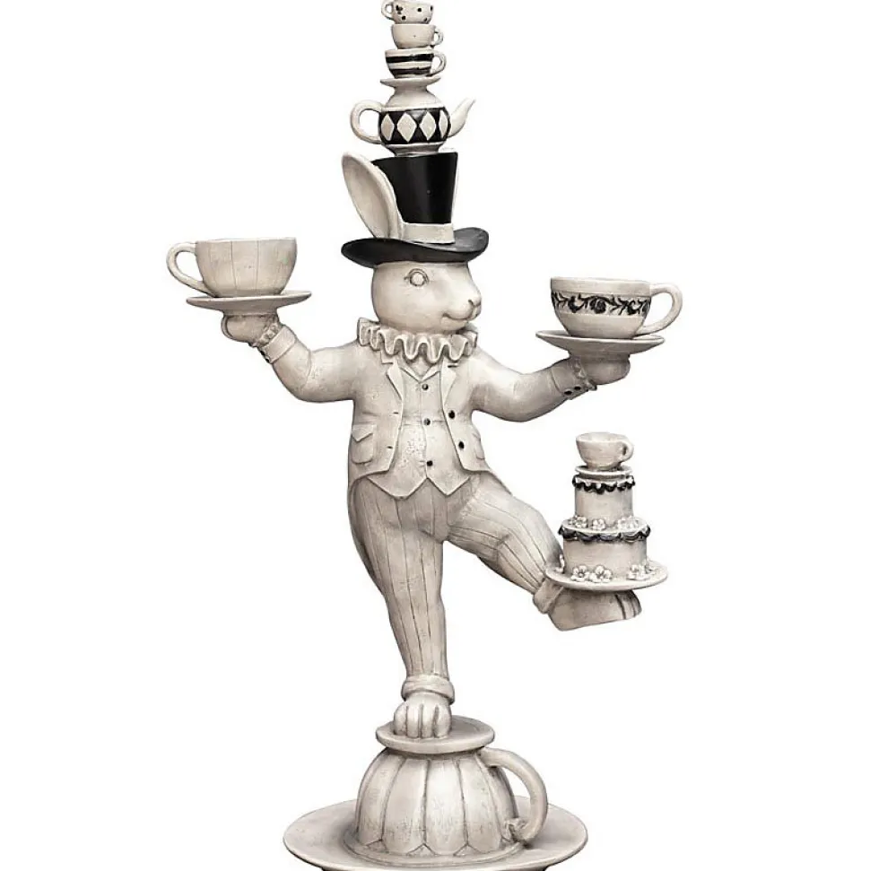 Lapin Alice 3 petits pots 61x23x37cm