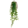 Lierre artificiel - pot en ciment - H62 cm - Atmosphera
