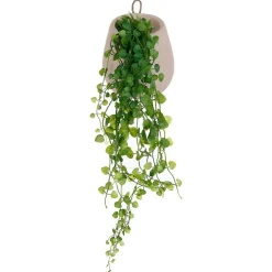 Lierre artificiel - pot en ciment - H62 cm - Atmosphera