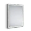 Lola - Miroir avec cadre - Blanc - 34x45cm