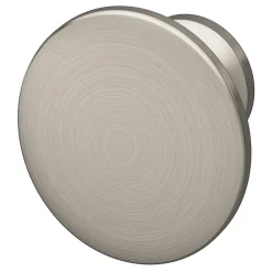 Lot 6 boutons de meuble arrondi GoodHome Primel gris Ø2.9cm x l.2.9cm x h. 2.1cm x p.2.1cm