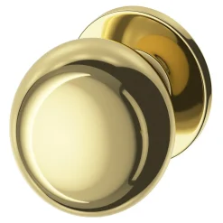 Lot 6 boutons de meuble arrondi GoodHome Tudy bleu Ø2.5cm x l.2.5cm x h. 2.5cm x p.3.1cm