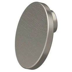 Lot 6 boutons de meuble arrondi Minzh GoodHome effet nickel Ø3.5cm x H.2cm