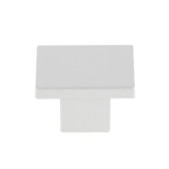 Lot 6 boutons de meuble carré Kaon or l.3cm x h. 3cm x p.1.9cm