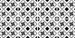 Lot 8 carreaux adhésifs décoratifs Vinyl Way St Remy Dada Art effet carreau de ciment noir & blanc L.20 x L.20 cm x ep.1,3 mm